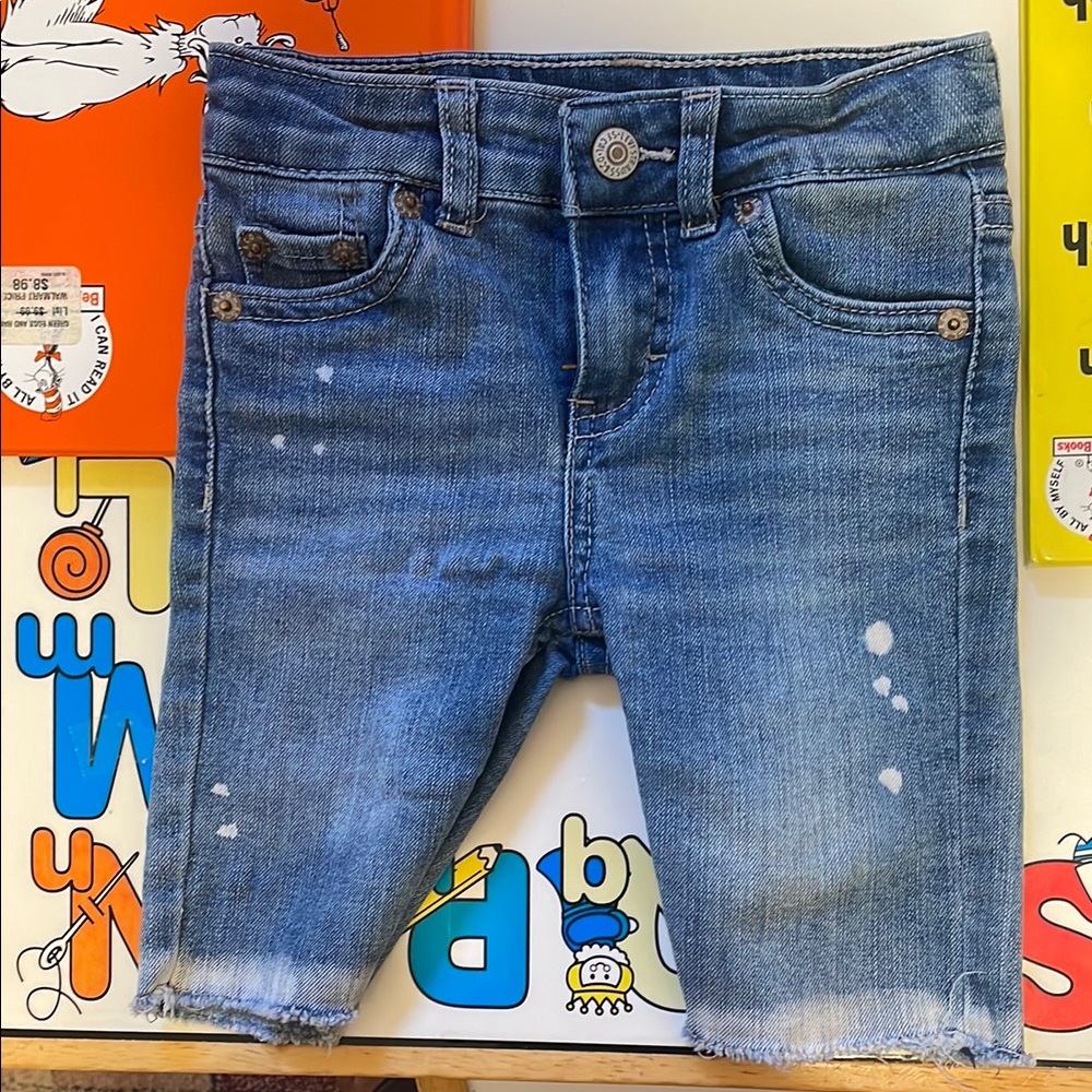 Levi's Blue Classic Jeans with Distressed Details